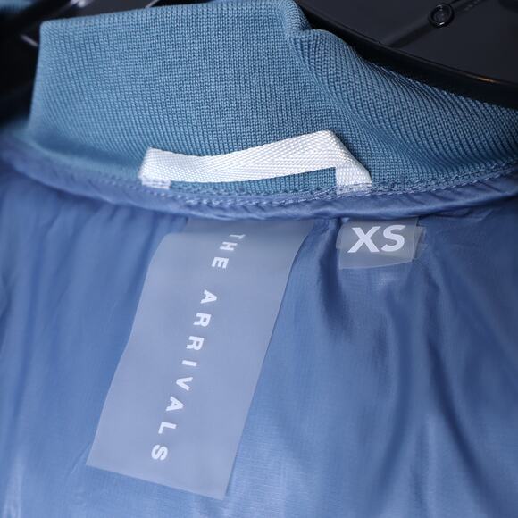 THE ARRIVALS Turbo Puffer Sleeper Coat Vintage Blue Long Sleeve Women's XS - Picture 11 of 12